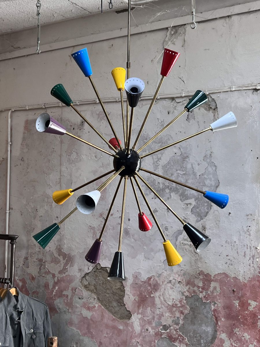 lustre spoutnik design Italien tres grand modele – Image 2