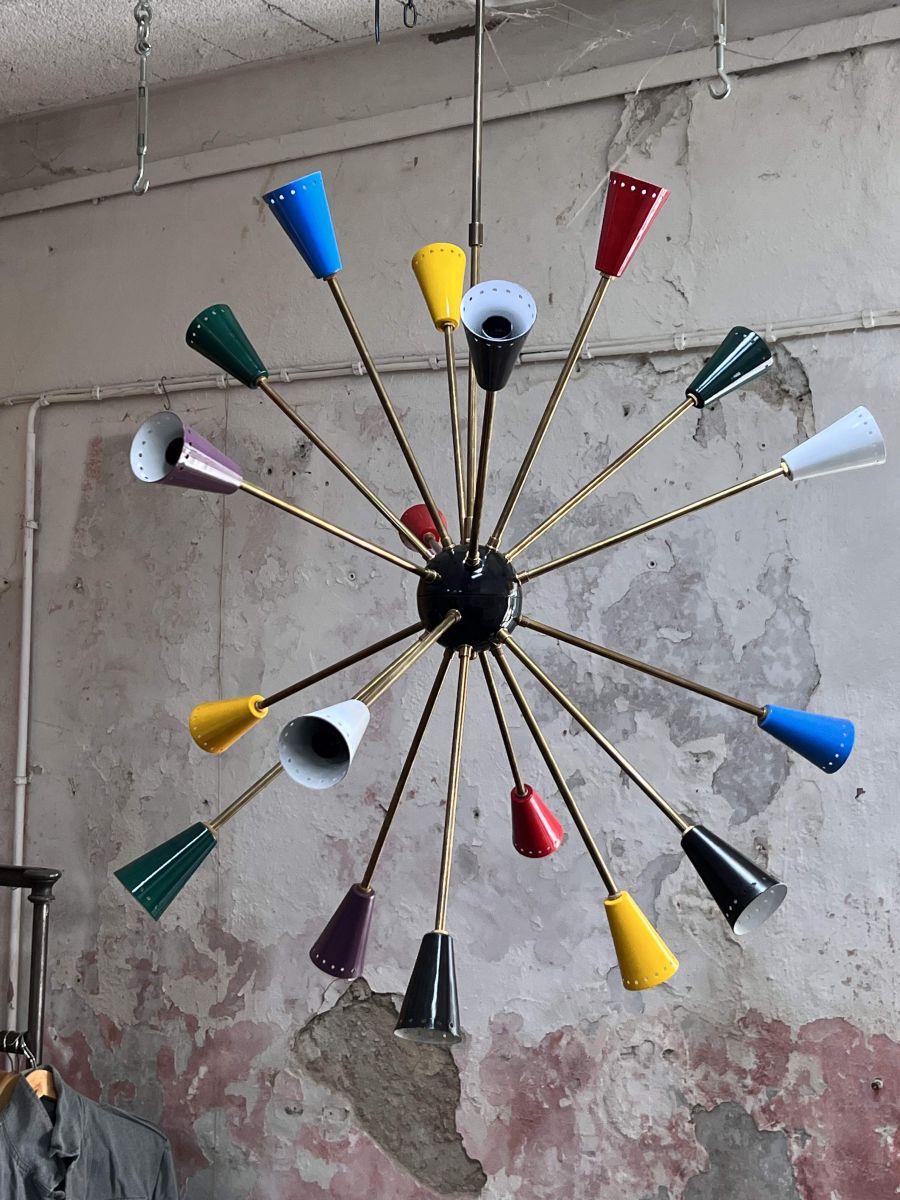 lustre spoutnik design Italien tres grand modele – Image 3