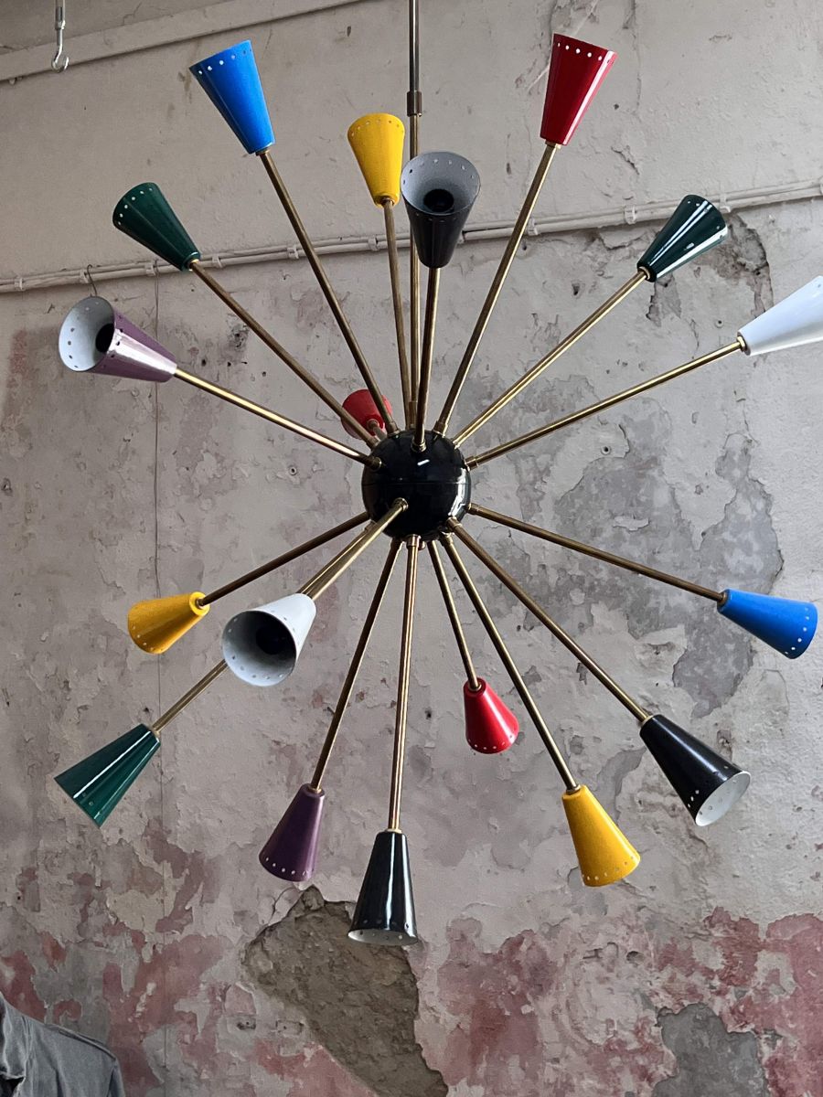 lustre spoutnik design Italien tres grand modele – Image 4