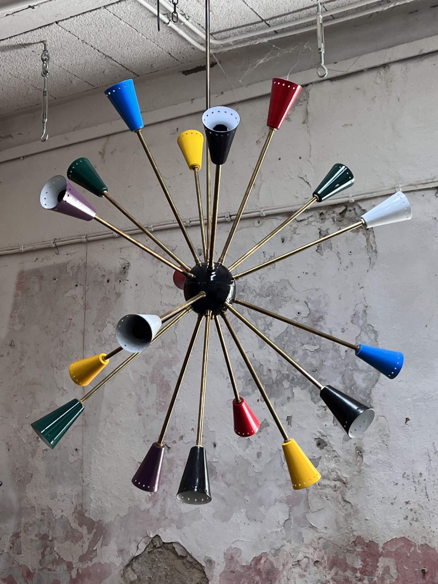 lustre spoutnik design Italien tres grand modele – Image 5