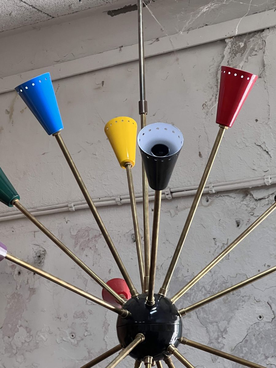 lustre spoutnik design Italien tres grand modele – Image 6