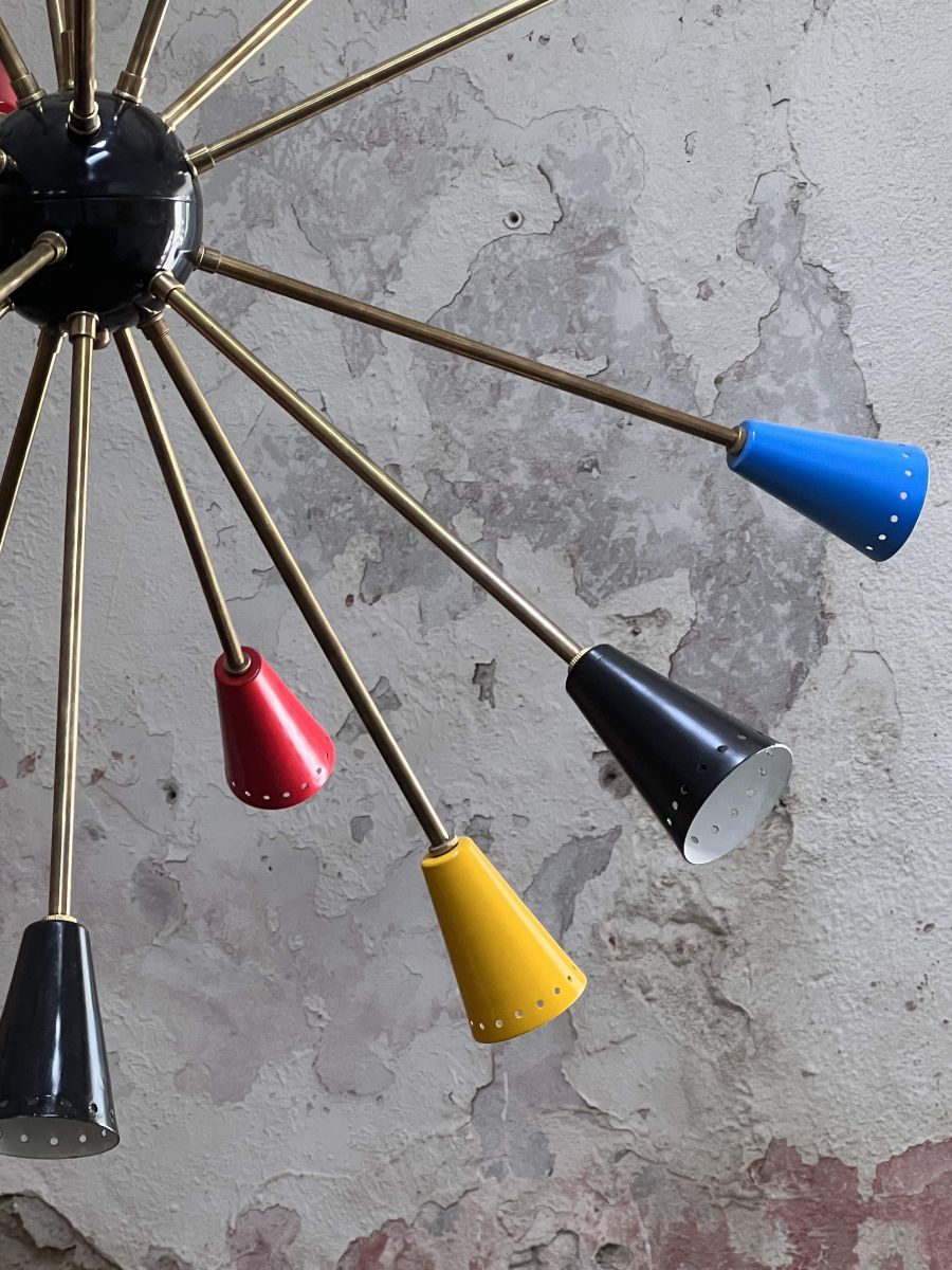 lustre spoutnik design Italien tres grand modele – Image 7