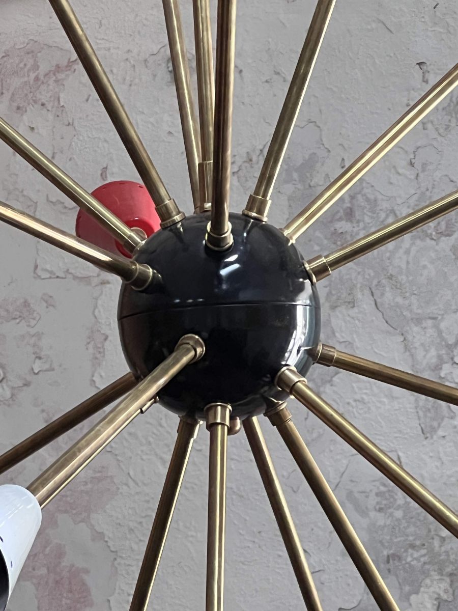 lustre spoutnik design Italien tres grand modele – Image 8