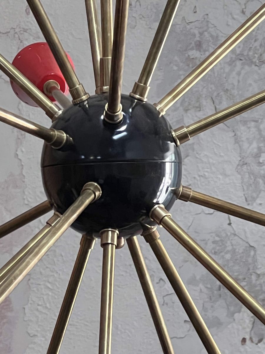 lustre spoutnik design Italien tres grand modele – Image 10