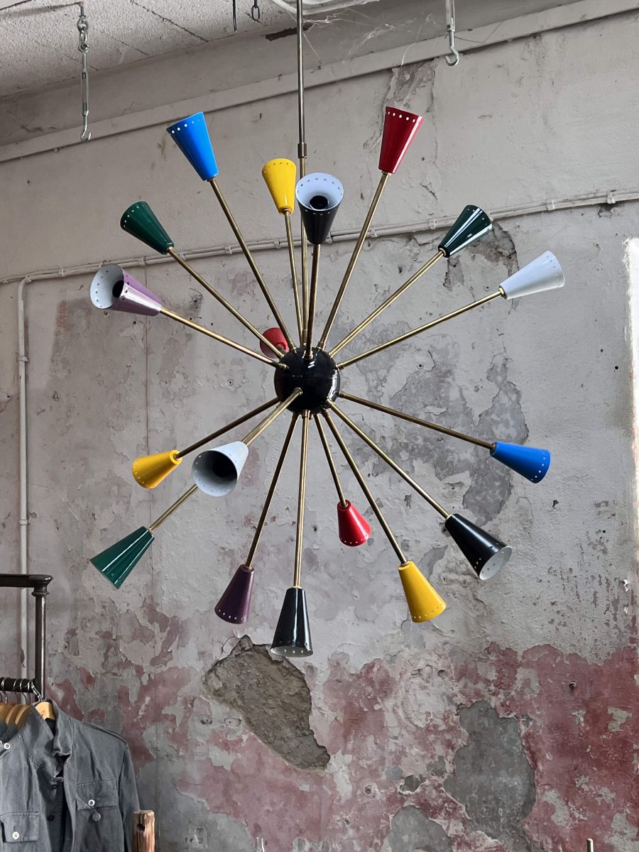 lustre spoutnik design Italien tres grand modele – Image 14