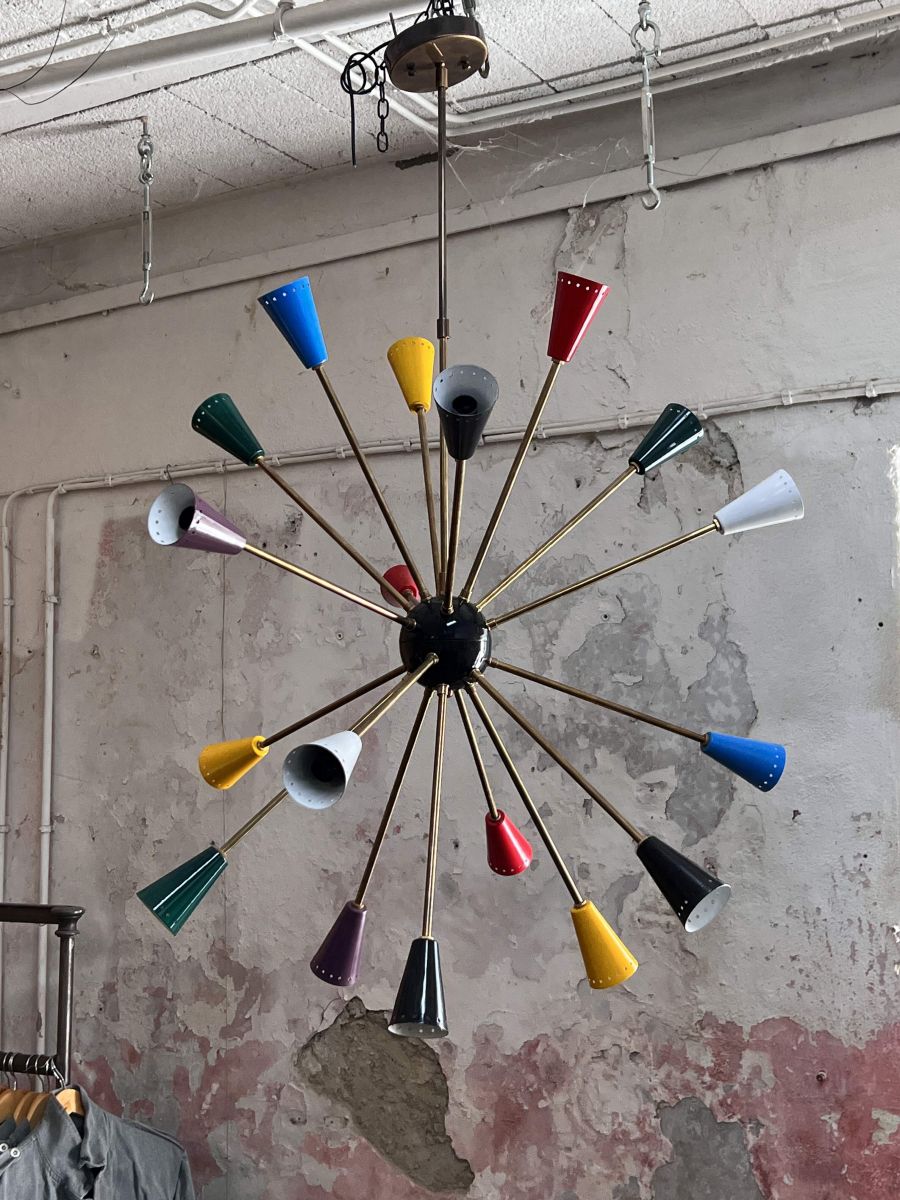 lustre spoutnik design Italien tres grand modele – Image 15