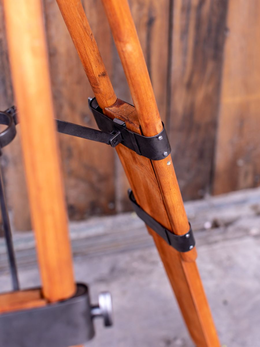 Ancien projecteur cinema Hollywood Bardwell Mcalister pieds bois – Image 7