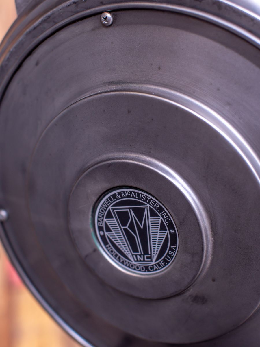 Ancien projecteur cinema Hollywood Bardwell Mcalister pieds bois – Image 16