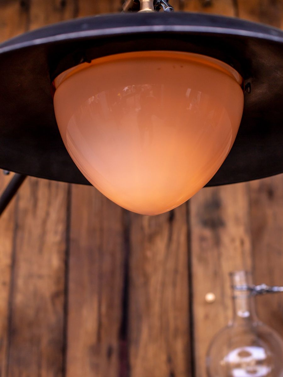 Lampe Scialytique murale globe opaline Lampe Scialytique murale globe opaline – Image 6