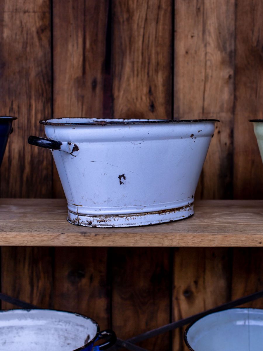 ancienne bassine émaillée – Image 3