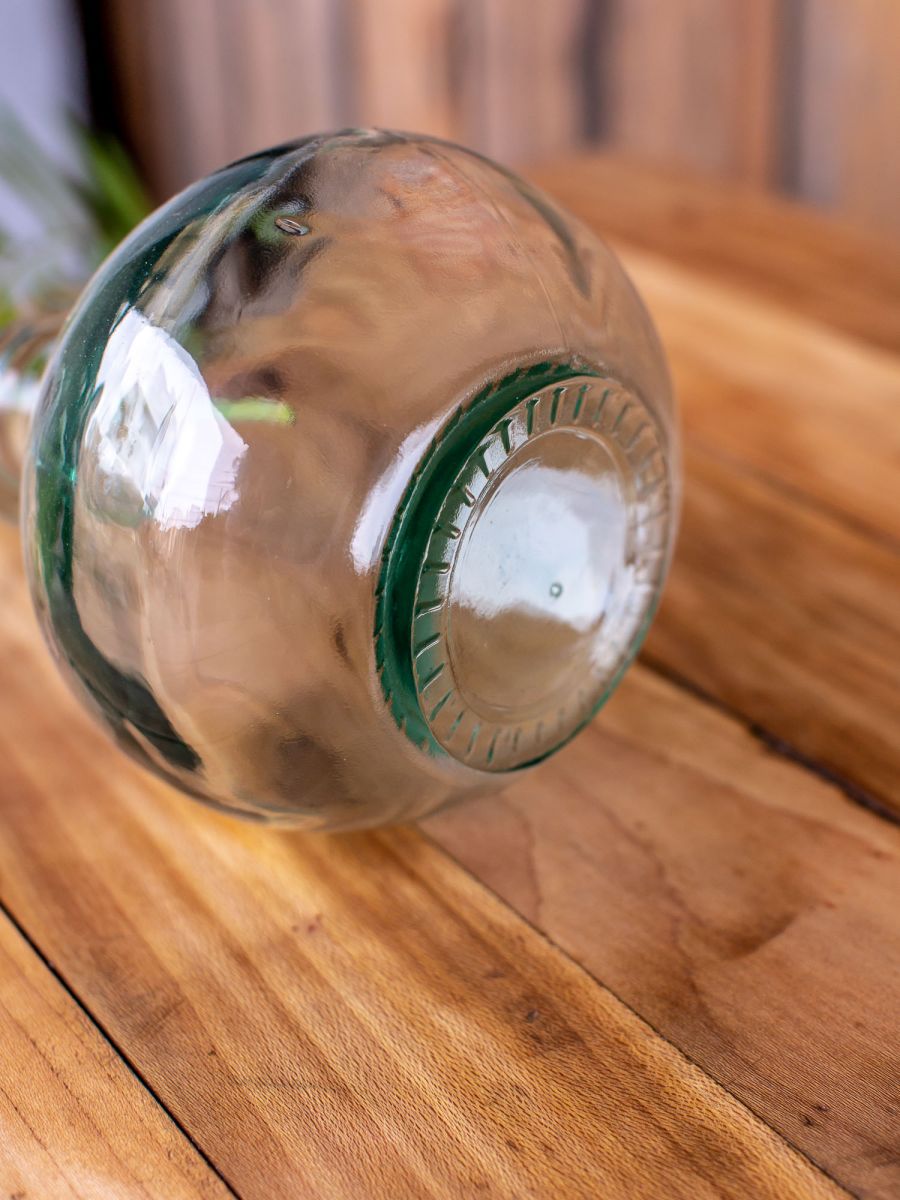 Vase en verre recyclé façon dame jeanne – Image 5