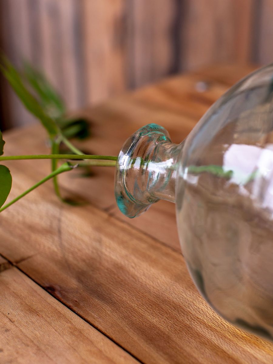 Vase en verre recyclé façon dame jeanne – Image 6