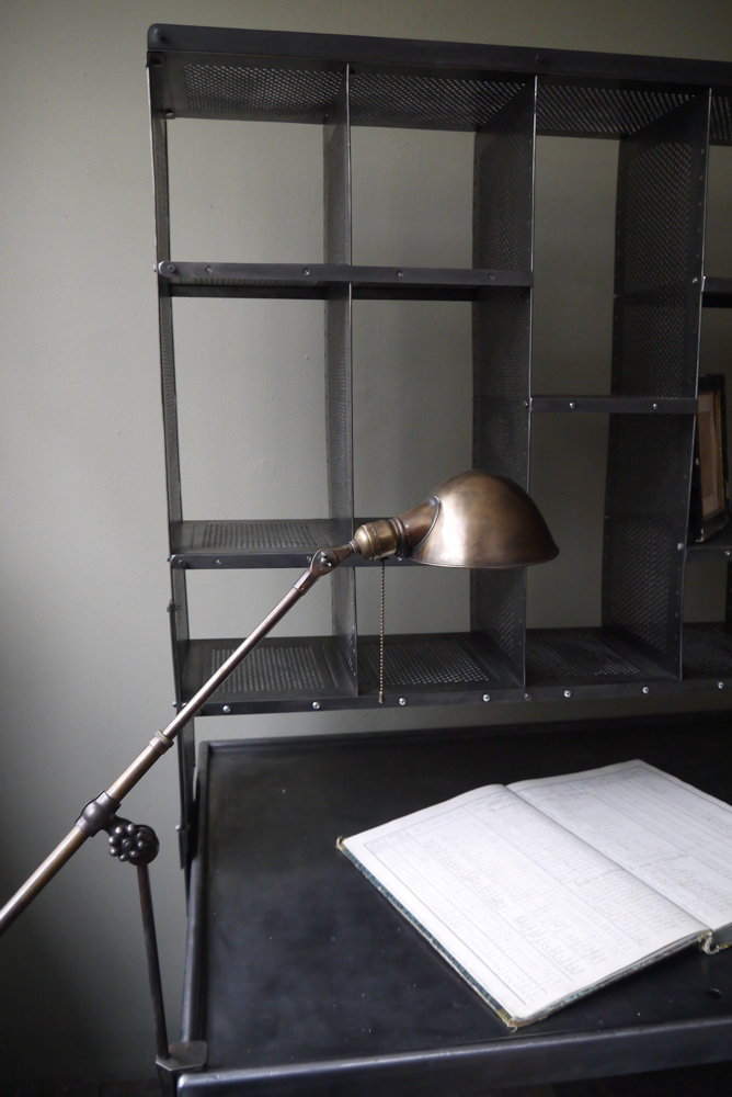 Meuble metier grand bureau tri postal industriel atelier loft – Image 9