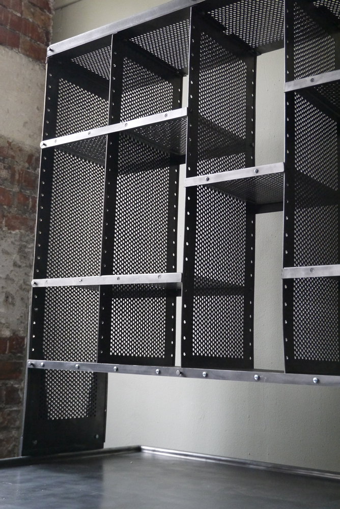 Meuble metier grand bureau tri postal industriel atelier loft – Image 17