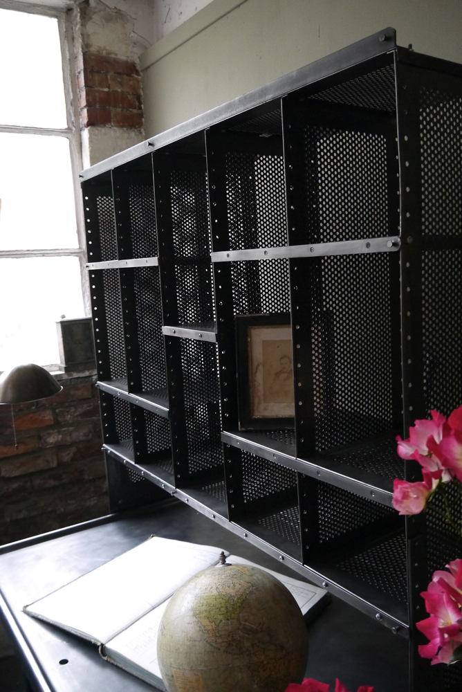 Meuble metier grand bureau tri postal industriel atelier loft – Image 8