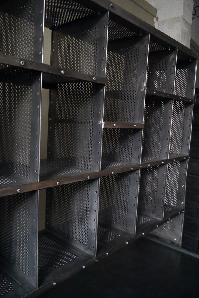 Meuble metier grand bureau tri postal industriel atelier loft – Image 10