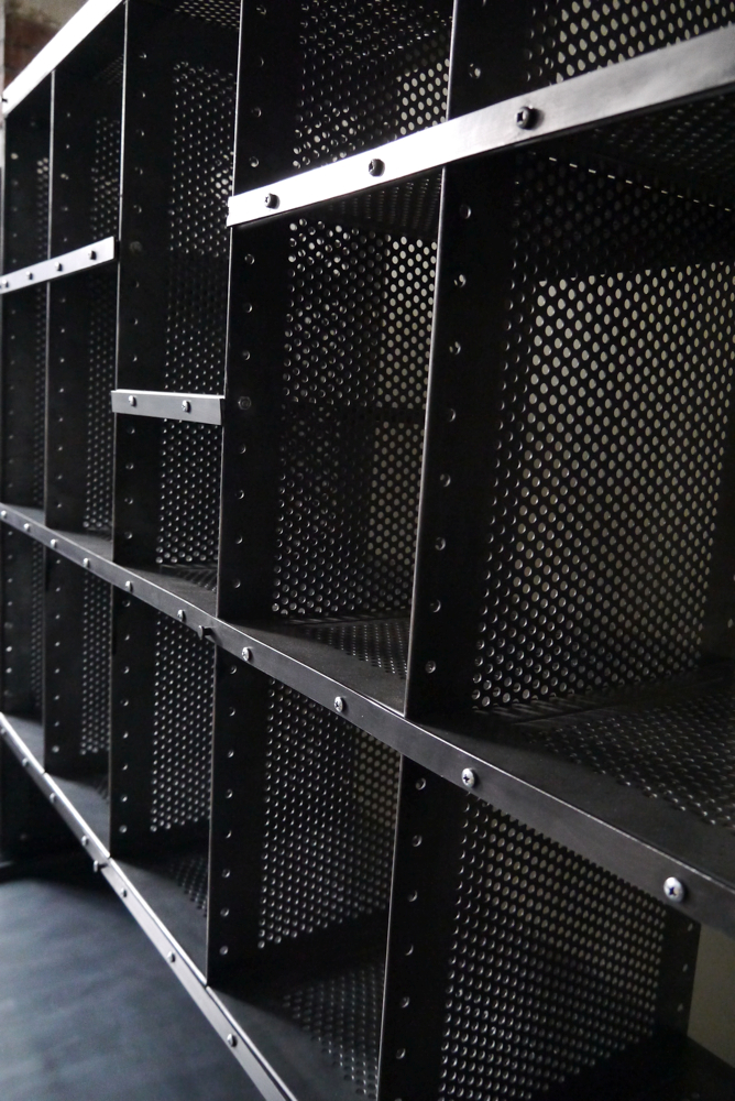 Meuble metier grand bureau tri postal industriel atelier loft – Image 11