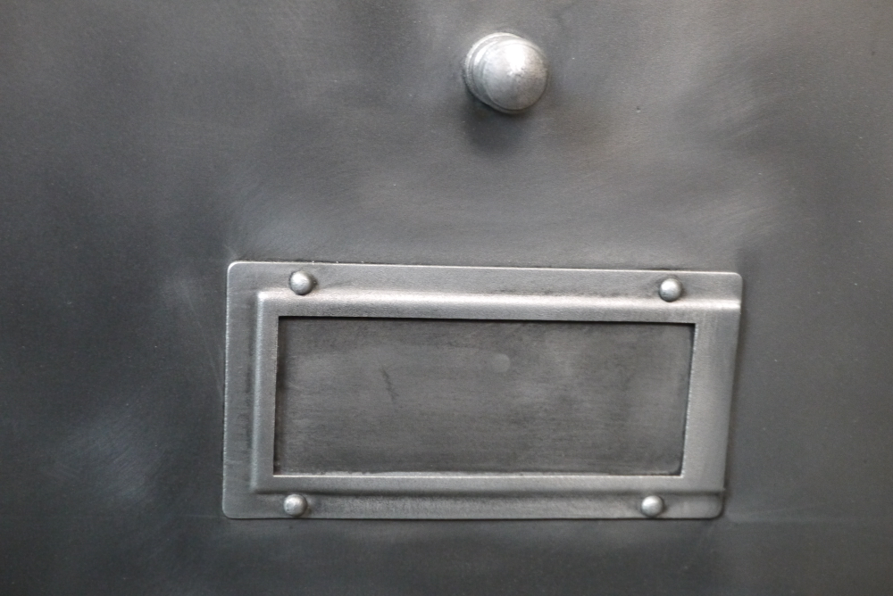 ancien meuble 5 casiers industriel a clapet Roneo 50/60 – Image 9