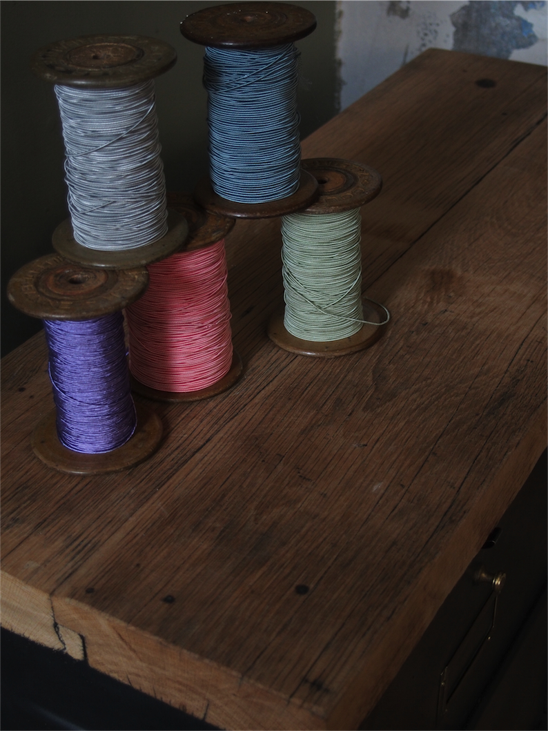 meuble console 8 casiers industriel clapet Roneo plateau chene massif – Image 10