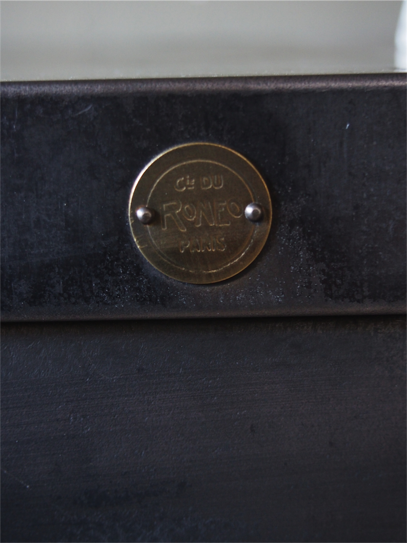 rare ancien meuble 8 tiroirs a rideau industriel roneo 1940 – Image 6