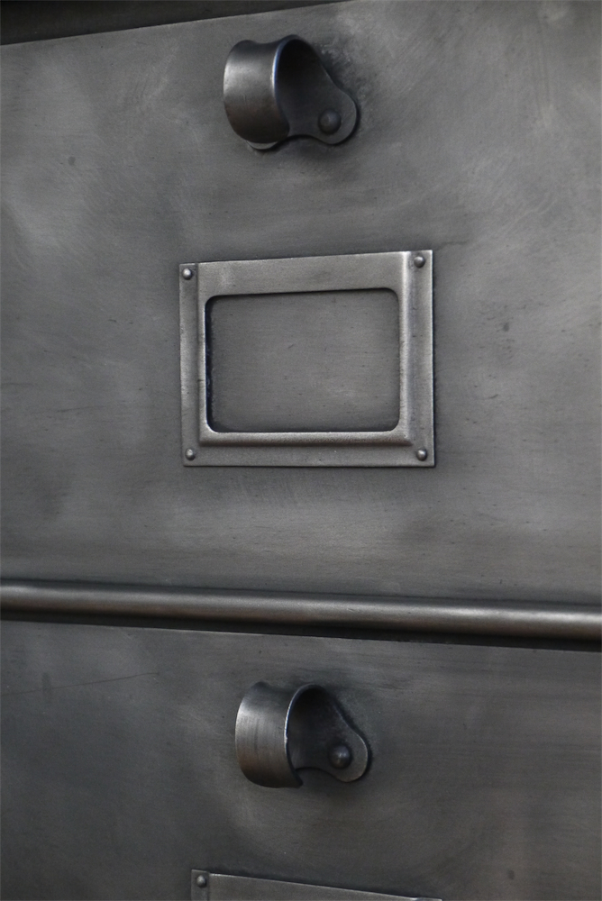 ancien grand meuble 10 casiers industriel strafor – Image 5