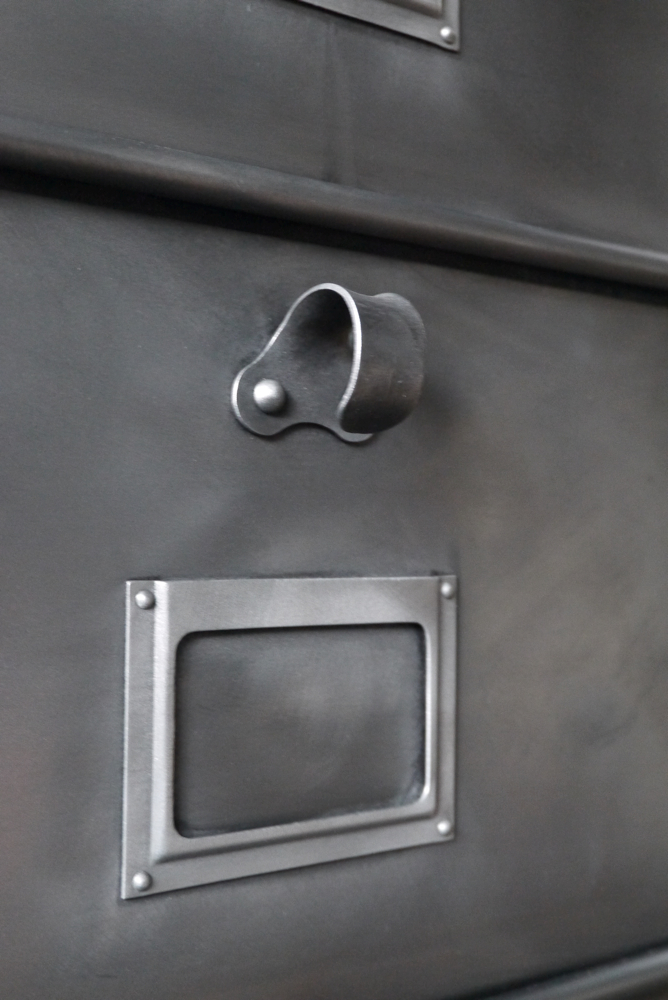 ancien grand meuble 20 casiers industriel strafor – Image 7