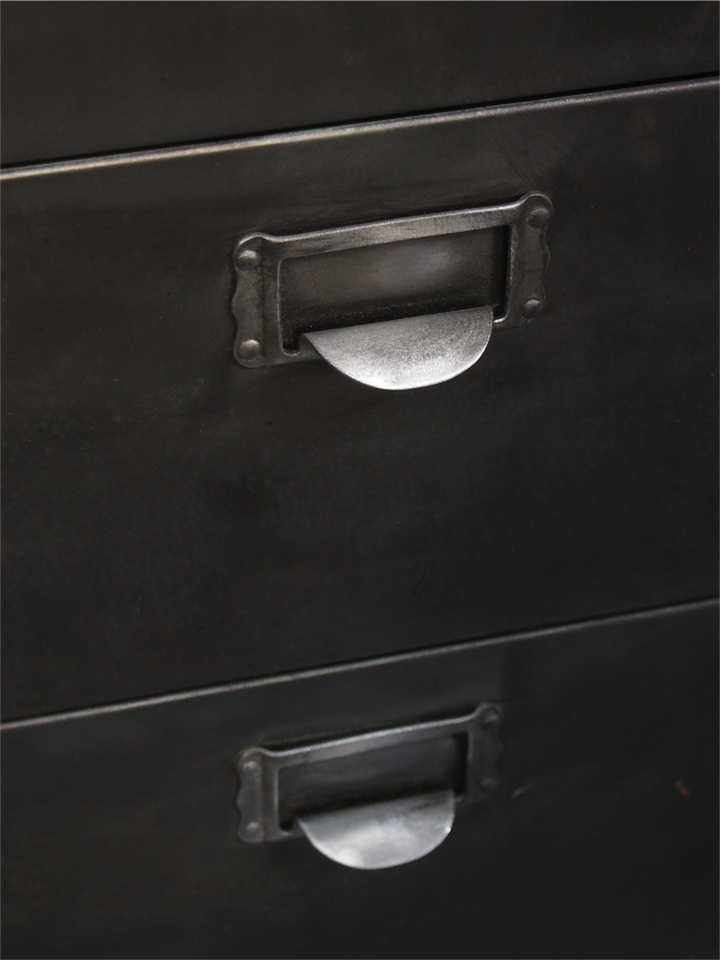 ancien grand meuble 10 casiers industriel – Image 5