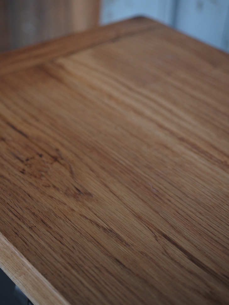 ancien grand meuble 15 casiers industriel strafor plateauchene massif – Image 8