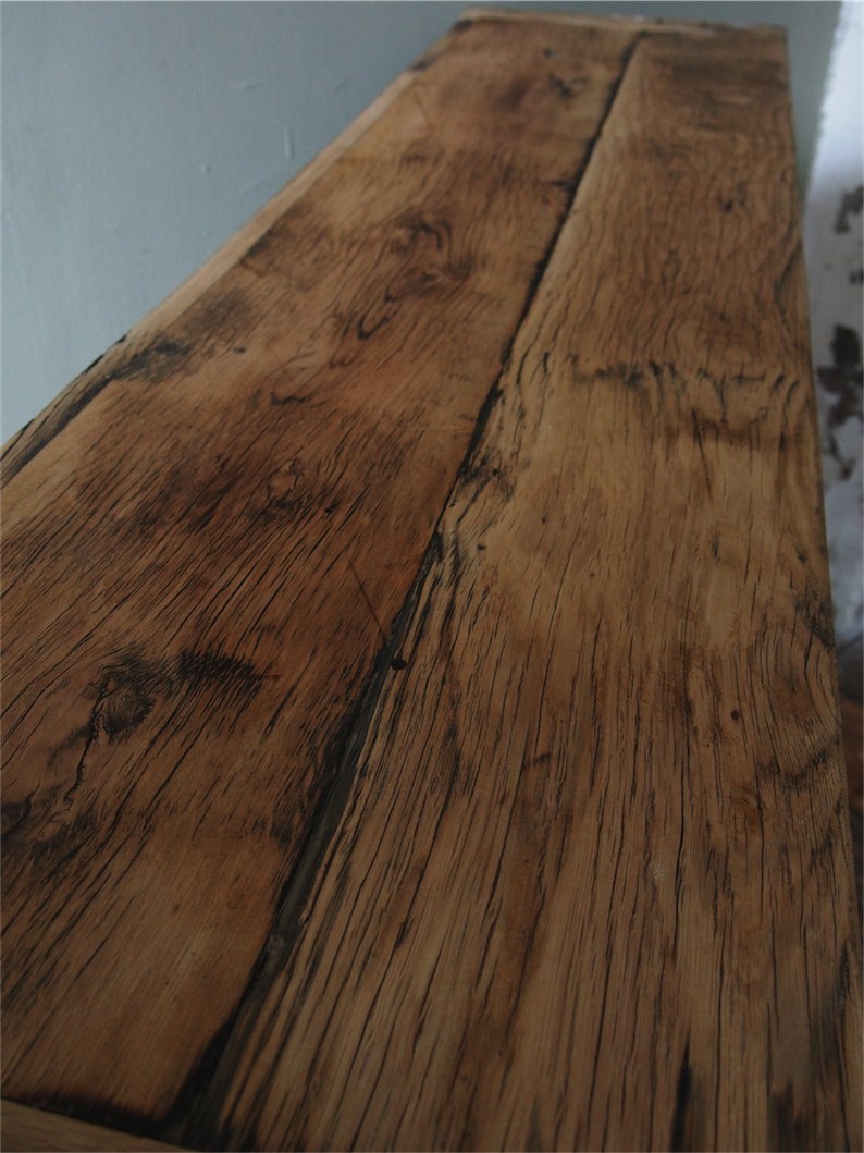 ancien grand meuble 15 casiers industriel strafor plateau chene massif – Image 10