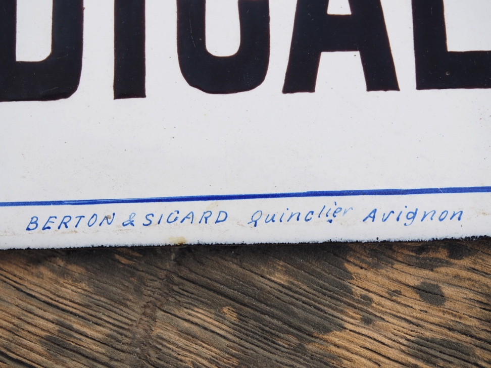 plaque emaillee d usine assistance medicale – Image 6