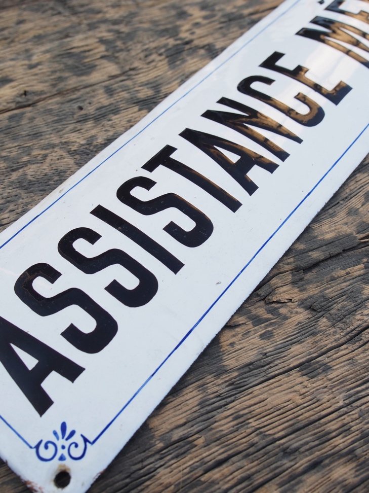 plaque emaillee d usine assistance medicale – Image 7