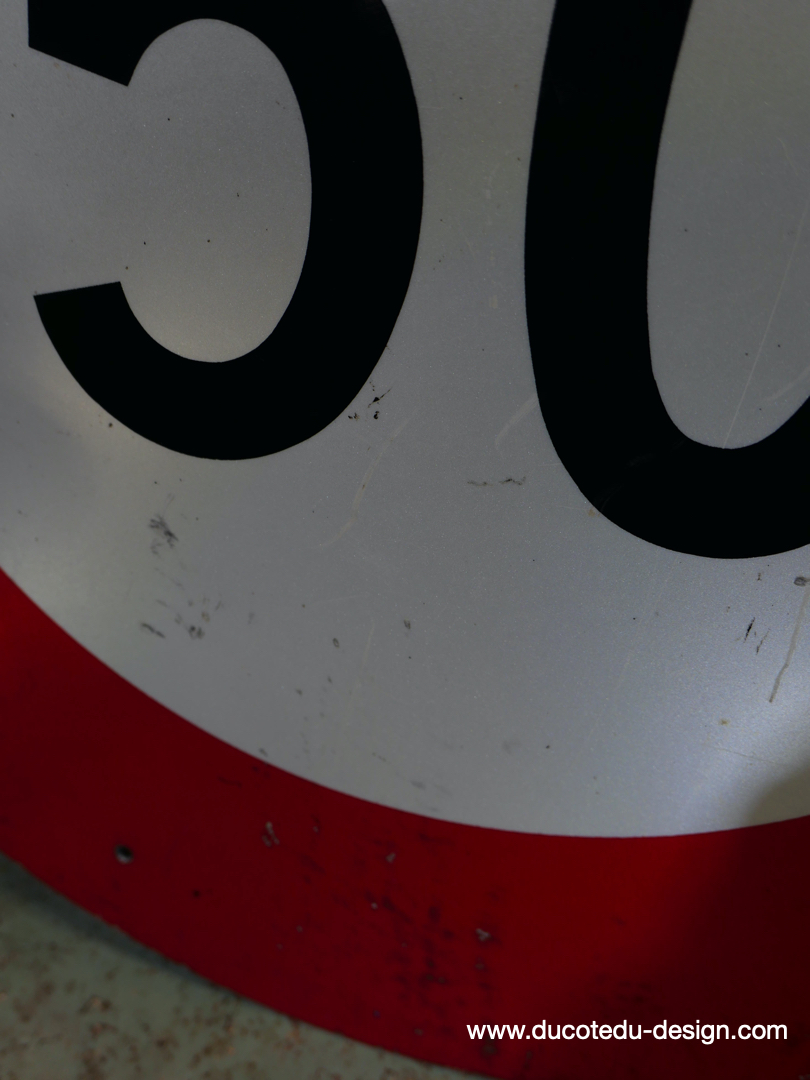 ancien panneau de signalisation Suisse limitation 50 – Image 4