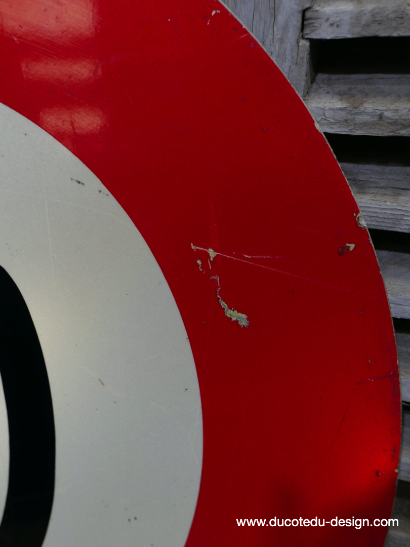 ancien panneau de signalisation Suisse limitation 50 – Image 5