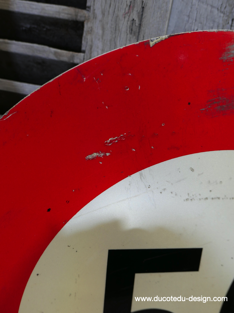 ancien panneau de signalisation Suisse limitation 50 – Image 6