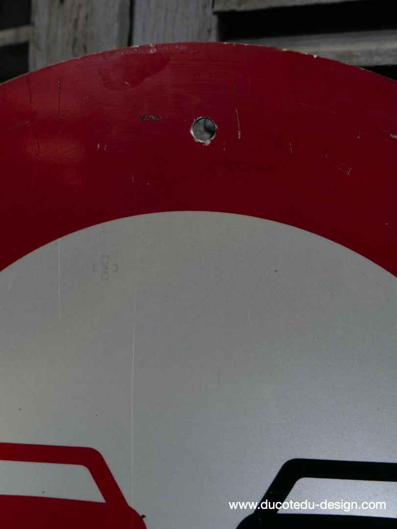 ancien panneau de signalisation Suisse interdiction de depasser – Image 5