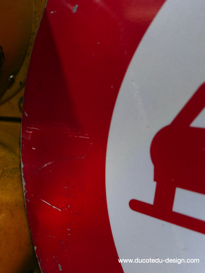 ancien panneau de signalisation Suisse interdiction de depasser – Image 3