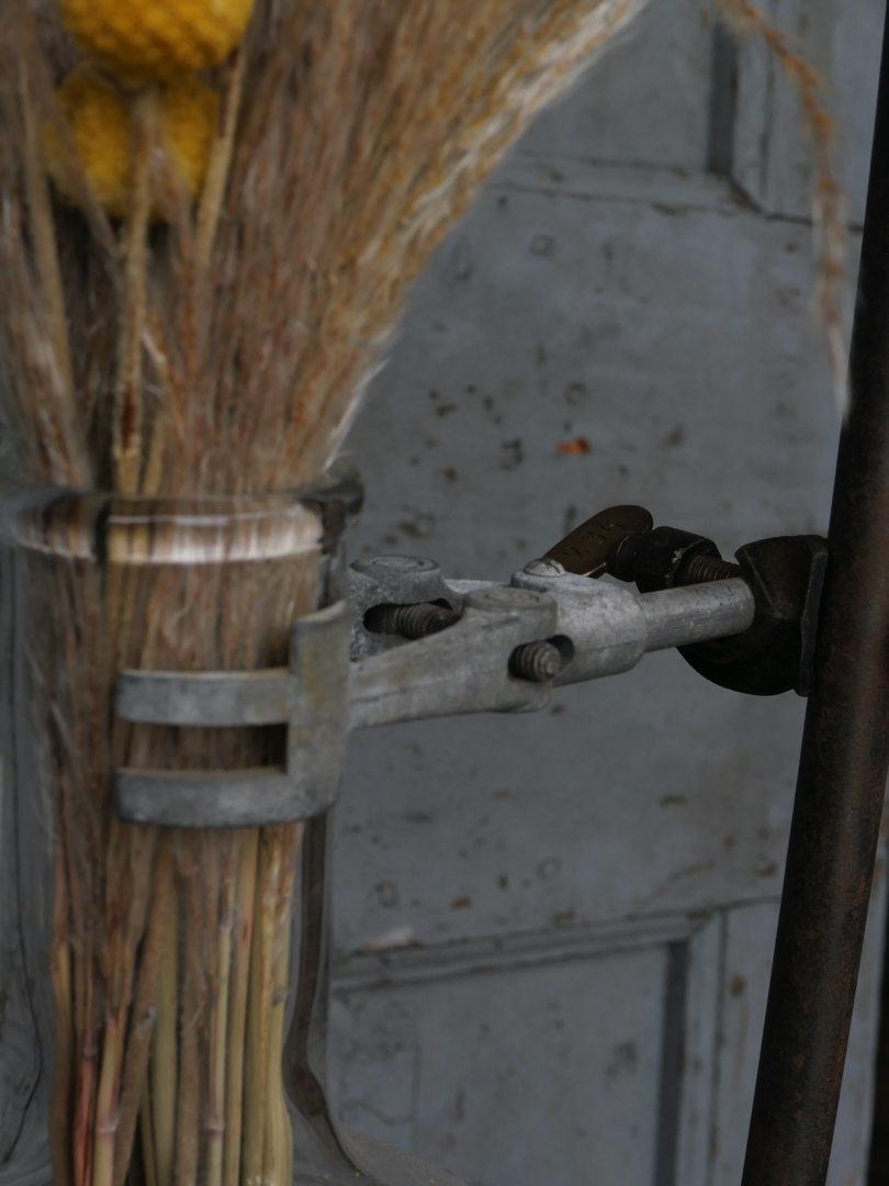 pied de laboratoire patiné verrerie 1 globes vases – Image 22