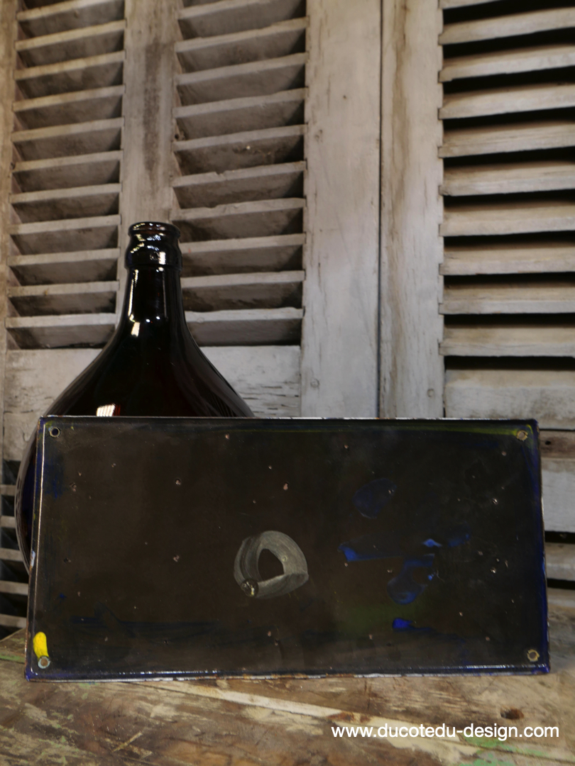 ancienne plaque emaillee publicitaire Arlatte chicorée bleu argent ref AR01 – Image 6