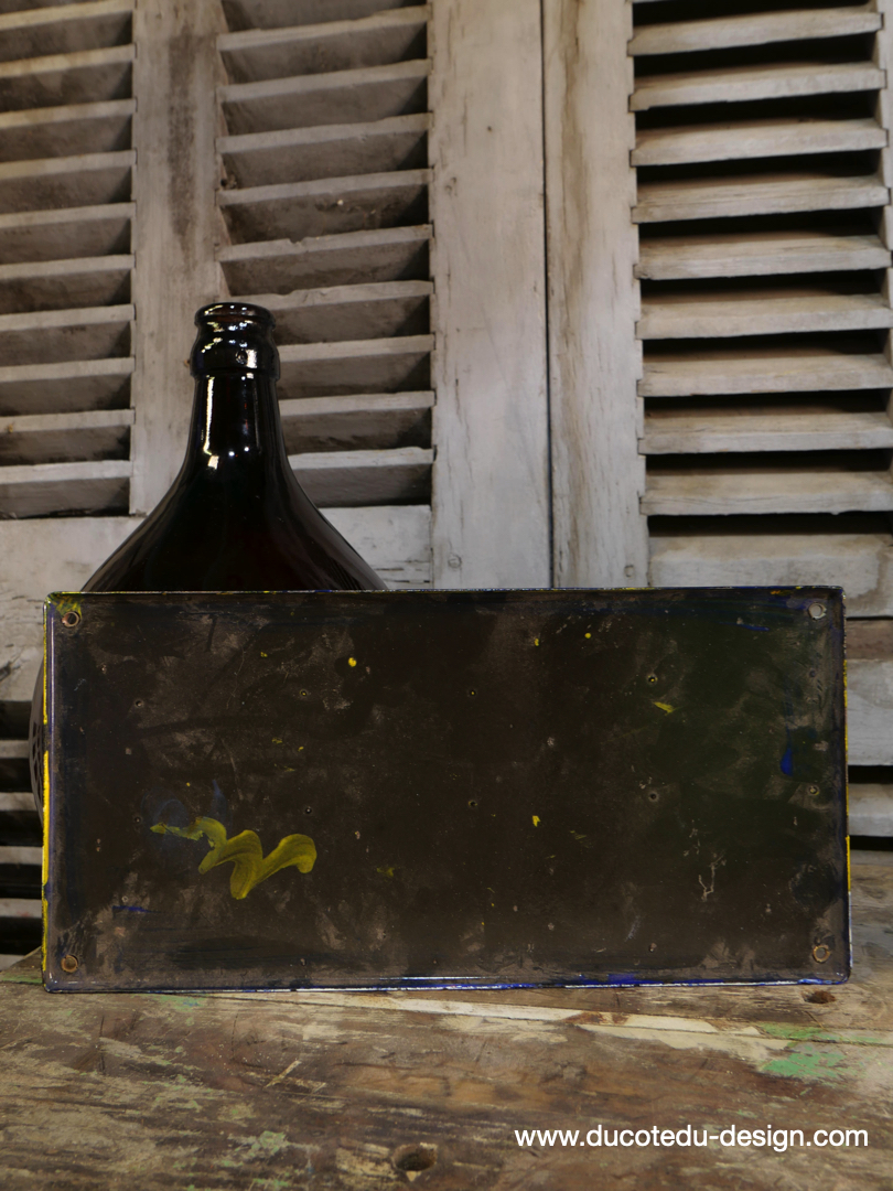 ancienne plaque emaillee publicitaire Arlatte chicorée bleu argent ref AR02 – Image 6