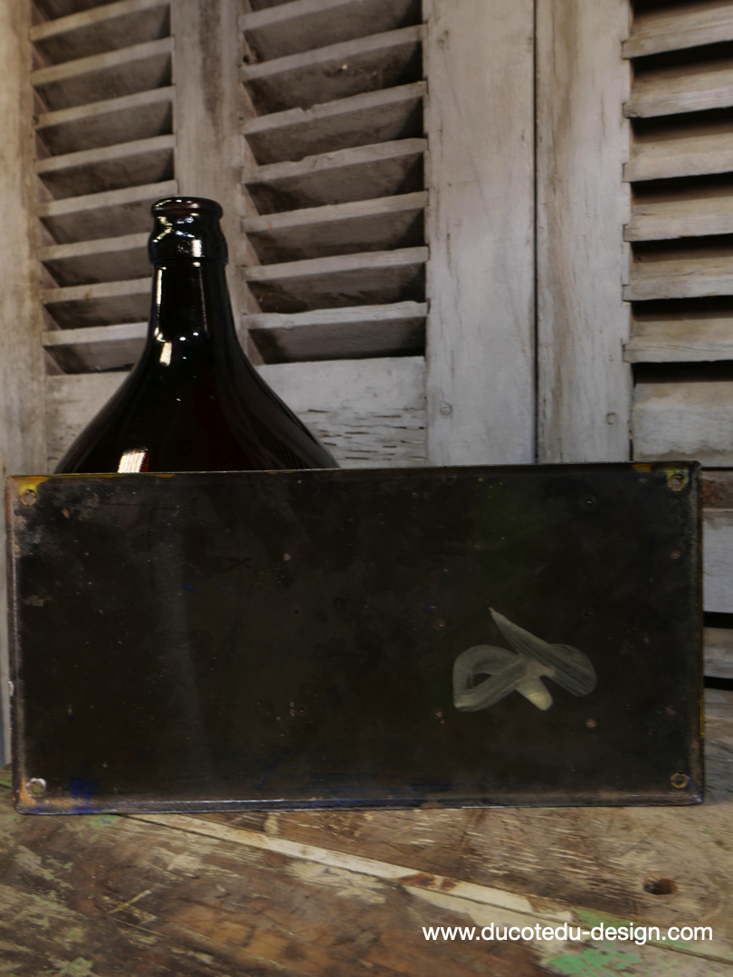 ancienne plaque emaillee publicitaire Arlatte chicorée bleu argent ref AR04 – Image 6