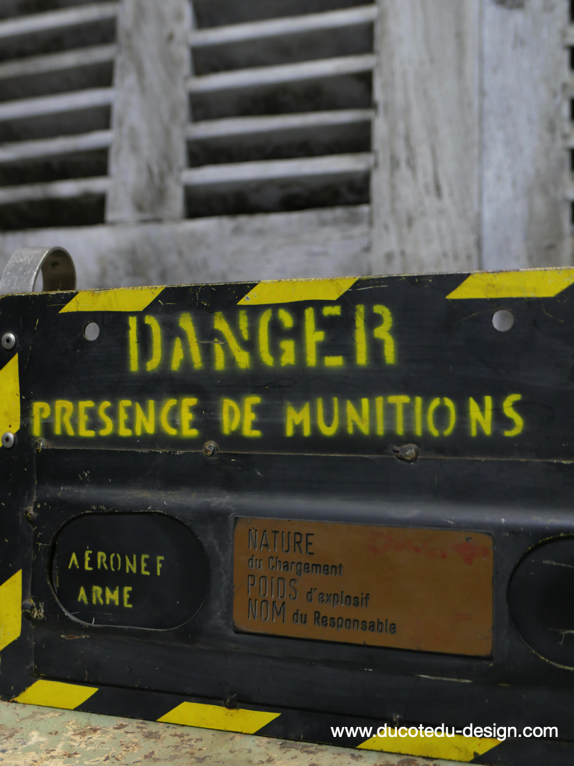 Plaque metal de chargement de munition / armement avion – Image 3