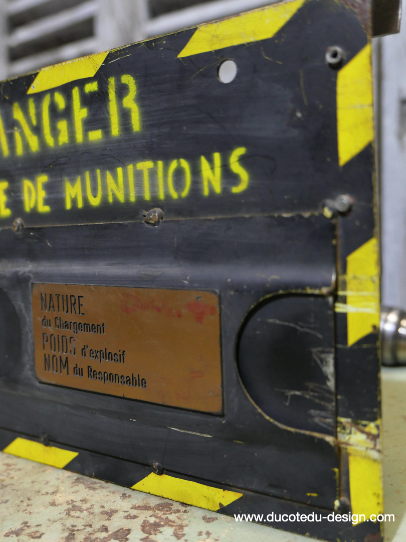 Plaque metal de chargement de munition / armement avion – Image 4