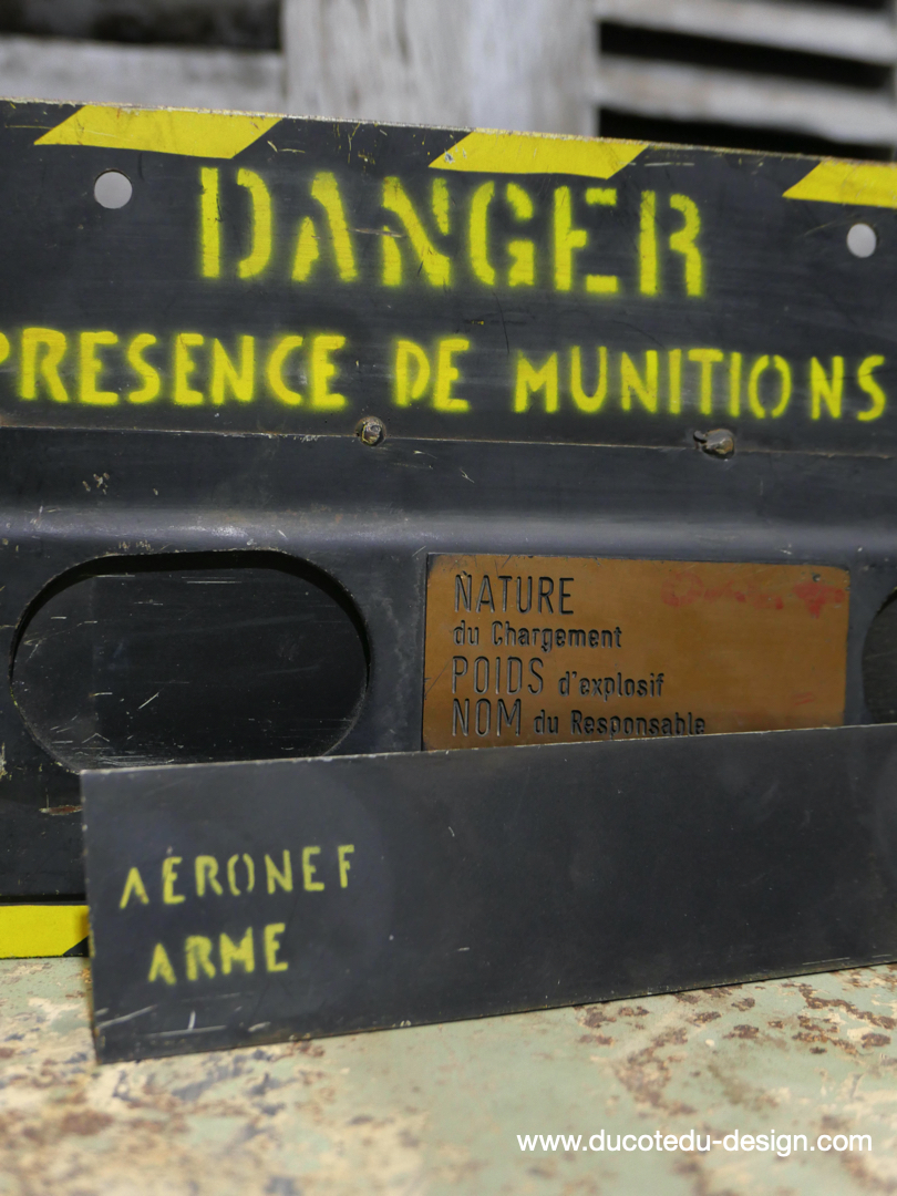 Plaque metal de chargement de munition / armement avion – Image 7