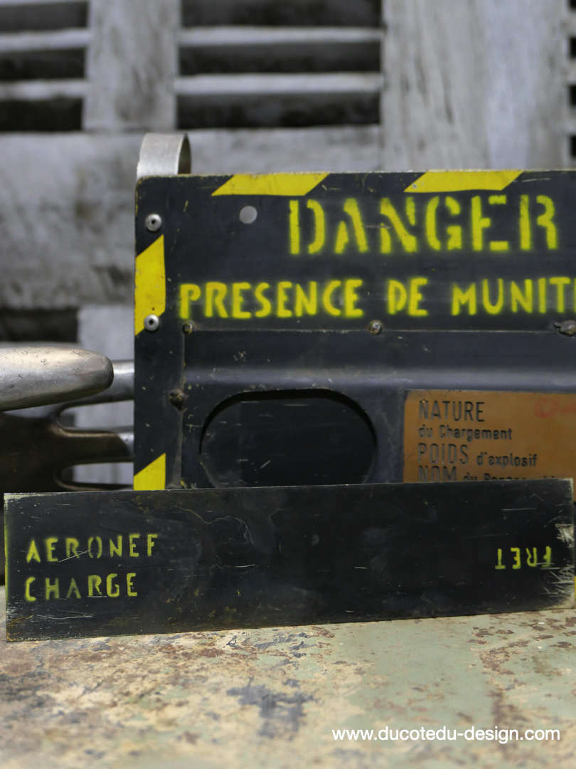 Plaque metal de chargement de munition / armement avion – Image 8