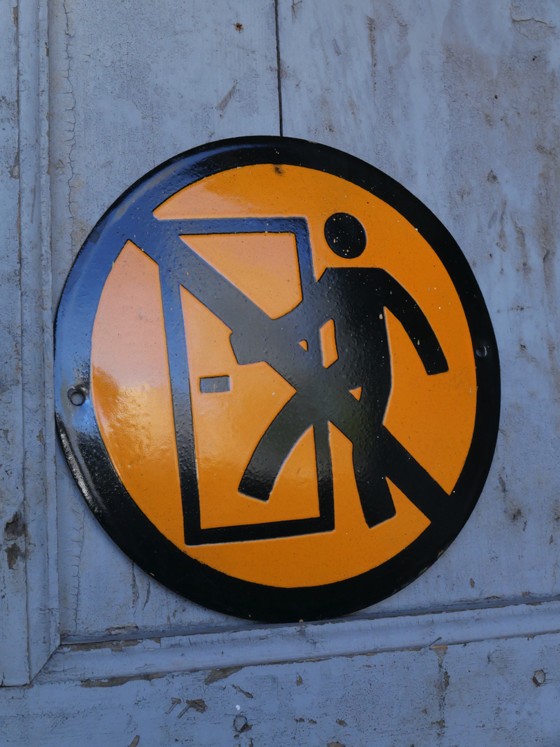 Plaque emaillee signalitique usine russe – Image 3