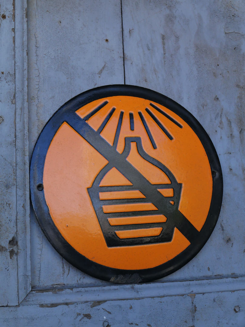 Plaque emaillee signalitique usine russe – Image 3