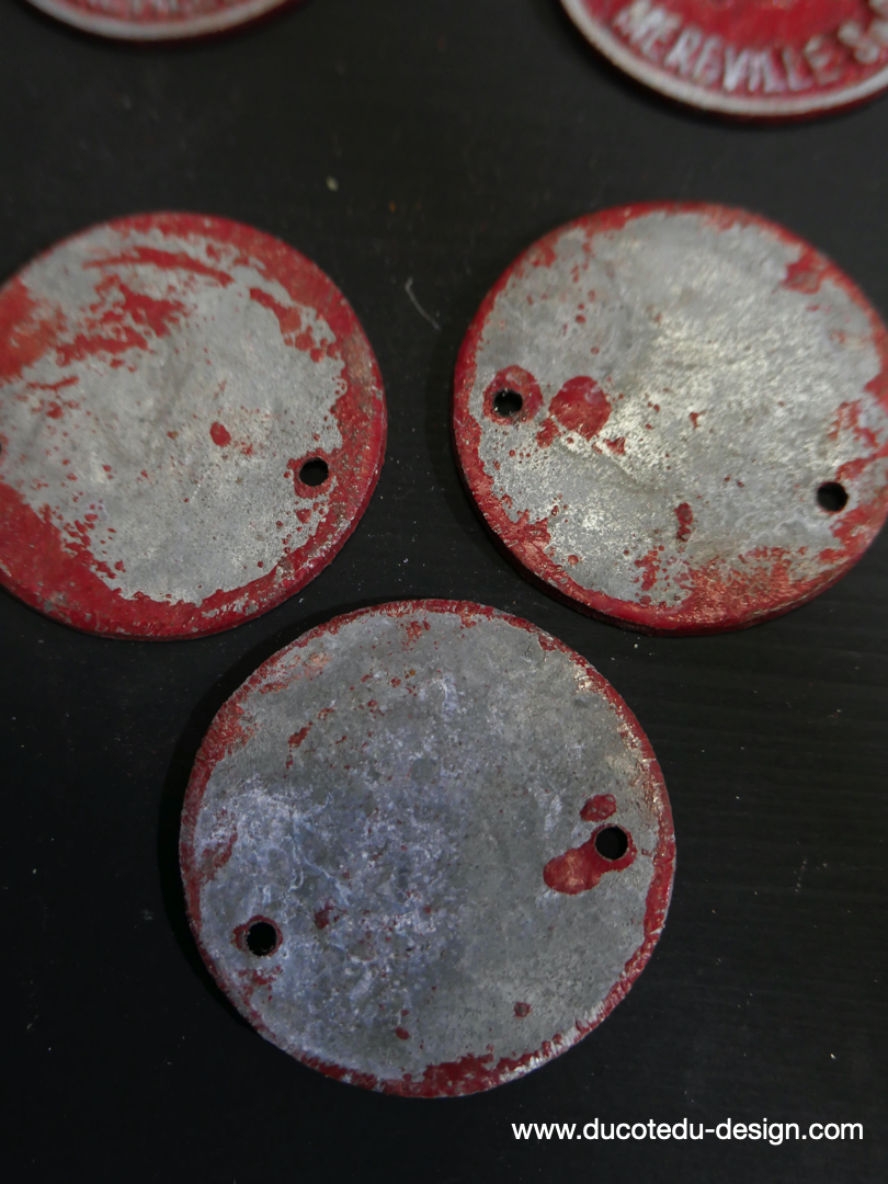 lot de 6 plaques d'une braserie de cidre sinsard fournier à Mereville lot 3 – Image 4