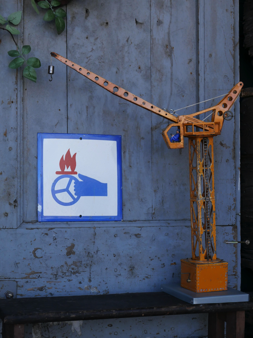 Plaque emaillee signalitique usine russe – Image 2