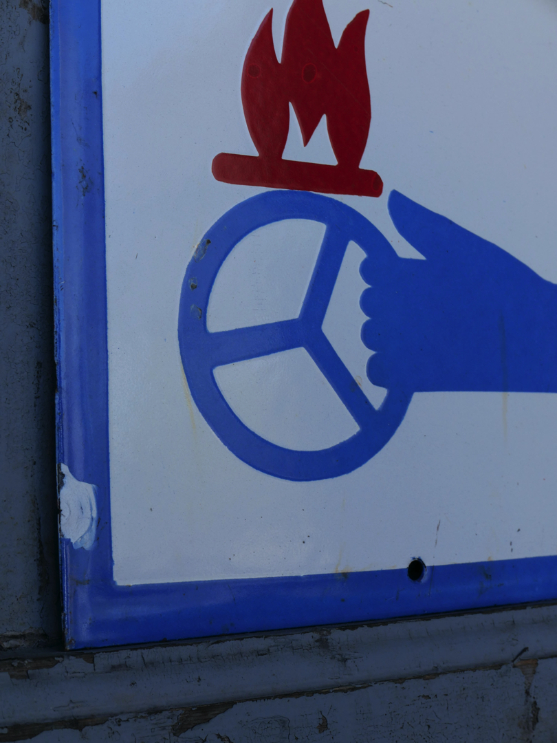 Plaque emaillee signalitique usine russe – Image 4