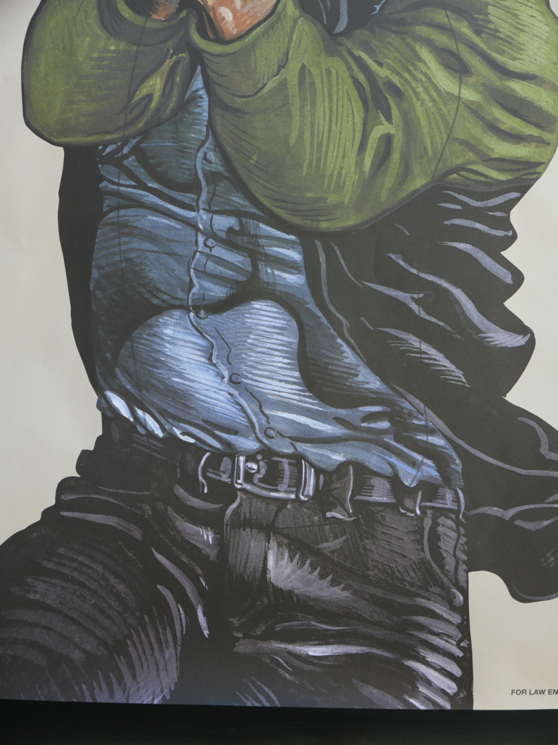 affiche poster cible silhouette gangster police – Image 4